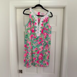Lilly Pulitzer Pink and Green Floral Dress